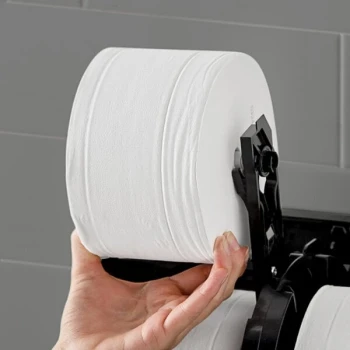 Angel Soft Professional Series Compact Premium Embossed Coreless 1125 Sheet 2-Ply Toilet Paper - 18/Case