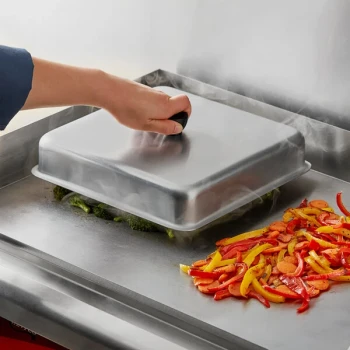 Choice 10" Square Aluminum Basting Cover