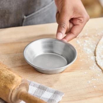 American Metalcraft 475 4 inch x 1 inch Mini 18 Gauge Aluminum Pie Pan