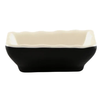 Elite Global Solutions JW3252T Karma 2 oz. Two-Tone Sauce Dish - 6/Case