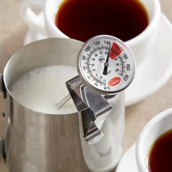 Cooper-Atkins 2237-04-8 7" Hot Beverage and Frothing Thermometer, 0-220 Degrees Fahrenheit