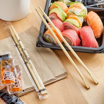 Emperor's Select 9" Bamboo Twin Chopsticks - 1,000/Pack