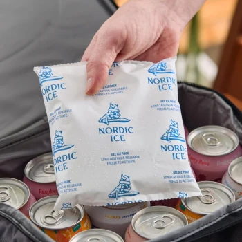 Nordic NI12 12 oz. 6" x 5 1/2" x 1" Gel Cold Pack - 48/Case