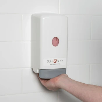 Kutol 9950ZPL Soft & Silky 800-1,000 mL Off White Bag-In-Box Hand Soap Dispenser