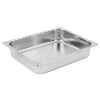 Bon Chef 12022 1/2 Size Stainless Steel Food Pan - 2 1/2" Deep