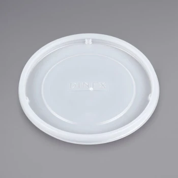 Dinex DX11858714 Translucent Disposable Lid for Dinex DX1185 Classic 9 oz. Insulated, Stackable Bowl and DX4500 Heritage 12 oz. Insulated, Stackable Bowl - 1,000/Case