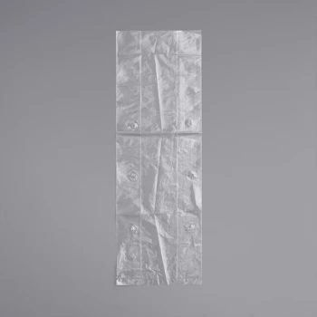 LK Packaging 6" x 3 1/2" x 18" Clear Plastic Low Density Vented Produce Bag - 1,000/Case