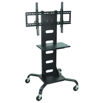 Luxor WPSMS51 Flat Panel TV Cart with Shelf for 37" to 60" Screens