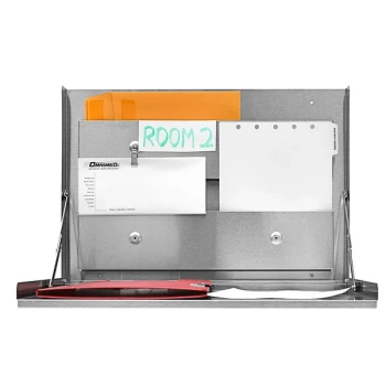 Omnimed 20 3/4" x 3" x 15" Stainless Steel Low-Profile Wall Desk 291503