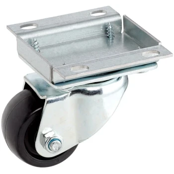 Avantco 17821010K 2 inch ADA Height Plate Caster and Screw Set without Brake