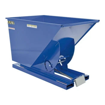 Vestil 1 Cubic Yard Heavy-Duty Self-Dumping Steel Forklift Hopper D-100-HD - 6,000 lb. Capacity