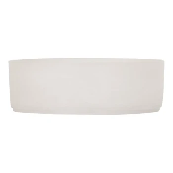 Cal-Mil 64 oz. White Cloud Round Resin Bowl
