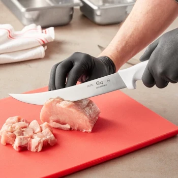 Choice 10" Breaking Knife with White Handle