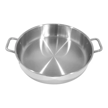 Spring USA Primo! 15 3/4" 5-Ply Paella Pan with Stainless Steel Handles 8460-60/40A