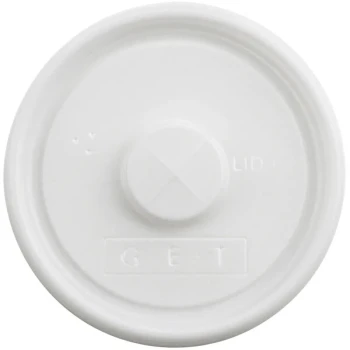 GET Disposable White Plastic Lid for BB-07-CL - 1,000/Case