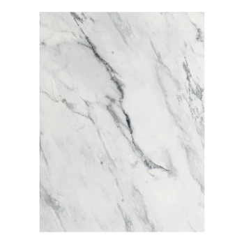Superior Surfaces 30" x 60" Customizable Rectangular Black Faux Marble Eased Edge Squared Corner Indoor Table Top