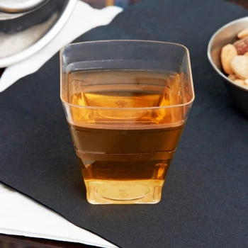 Fineline Wavetrends 1102 Clear Plastic Shot Glass 2 oz. - 432/Case