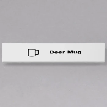 Cambro CECBM6000 Camrack Beer Mug Extender ID Clip - 6/Pack