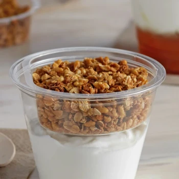 Fabri-Kal GCI4 Greenware 4 oz. Compostable Clear Parfait Insert - 1,000/Case