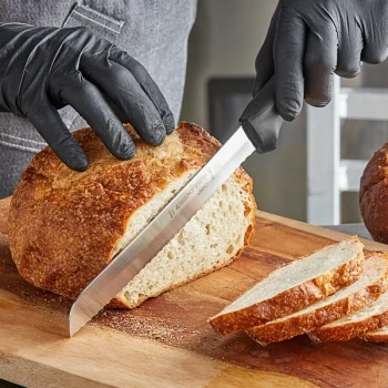 Dexter-Russell 36007 360 Series 8" Scalloped Bread Knife with Black Handle