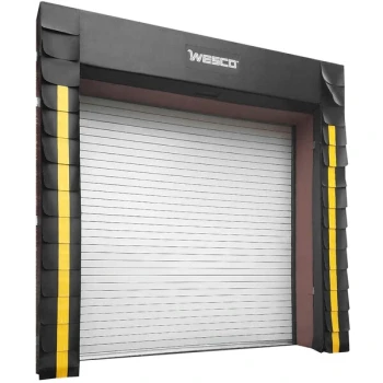 Wesco Industrial Products DS-96108-10-P 8' x 9' Heavy-Duty Dock Seal with 10" Projection and Wear Pleats