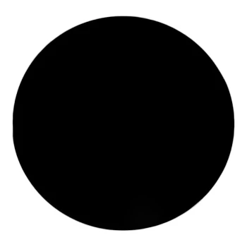 Superior Surfaces 24" Customizable Round Frosty Black Eased Edge Outdoor Table Top