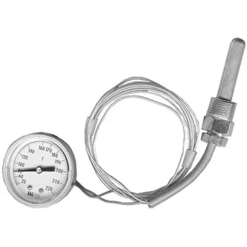 AllPoints 621086 Temperature Gauge; 20-220 Degrees Fahrenheit, Rear Palnut Mount