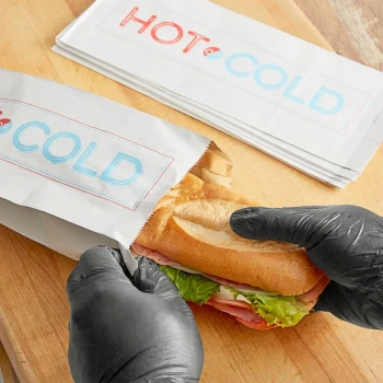 Choice Quart Size Insulated Foil Take Out Bag for Hot / Cold Food - 250/Case