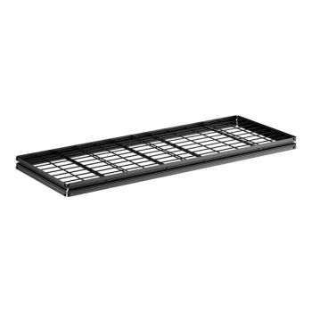Lavex 18" x 48" Black Z-Beam Wire Shelf for 5-Shelf Boltless Shelving Units