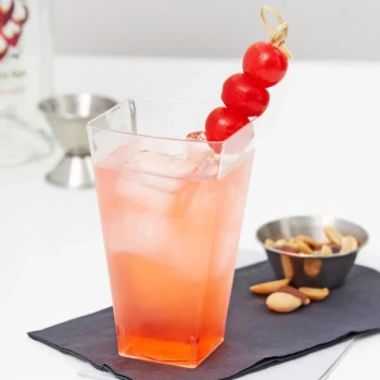 Fineline Wavetrends 1110 Clear Plastic Tumbler 10 oz. - 168/Case