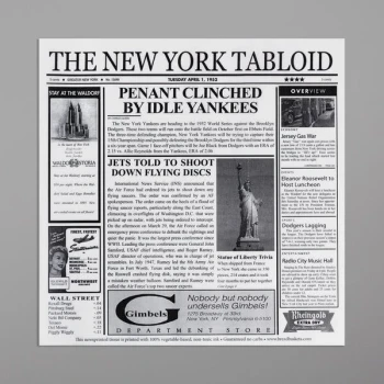 GET Enterprises 4-TY1200 White 12" x 12" New York Newsprint Liner - 1,000/Case