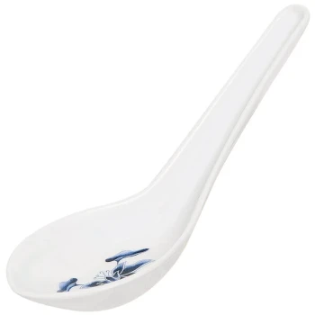GET M-6030-B Water Lily 0.65 oz. Melamine Soup Spoon - 60/Case
