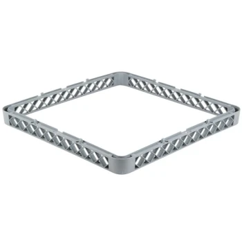 Noble Warewashing Open Gray Full-Size Glass Rack Extender