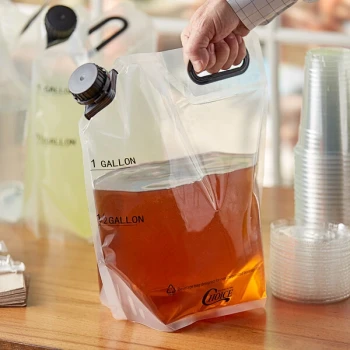 Choice 1 Gallon Beverage Take Out Bag - 5/Pack