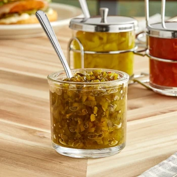 Choice 7 oz. Glass Condiment Jar