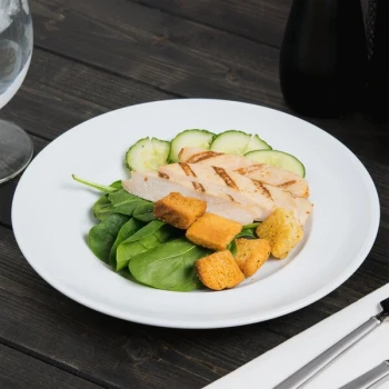 Arcoroc S1504 Rondo 8 5/8" Salad / Dessert Plate by Arc Cardinal - 36/Case