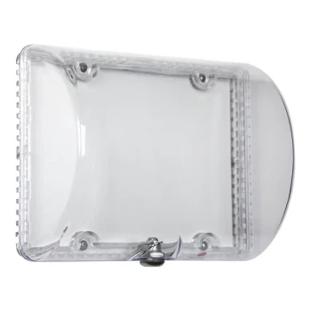 Safety Technology International Clear Flush-Mount Thermostat Protector with Key Lock STI-9110