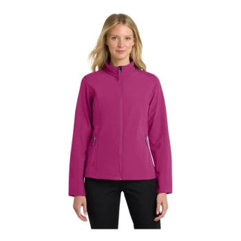 Port Authority L317 Women's Customizable Very Berry Core Soft Shell Jacket - Large