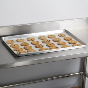 Advance Tabco 18-8P-26 Full Size 18 Gauge 18 inch x 26 inch Wire in Rim Aluminum Perforated Sheet Pan