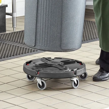 Toter WDL10-00BLK Black Caster Dolly for Toter 32, 44, and 55 Gallon Round Trash Cans