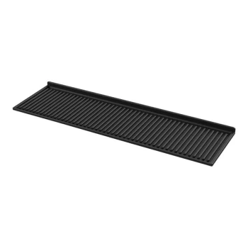 Borray Manufacturer Inc. 47 13/16" x 14" x 1 1/2" Black ABS Meat Shelf Liner