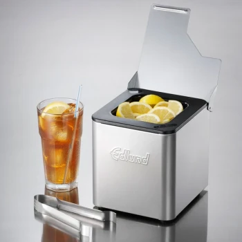 Edlund 79400 Insulated Stainless Steel Condiment Holder with 1/6 Size Black Insert