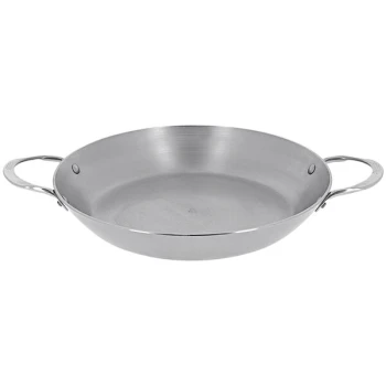 de Buyer Mineral B Element 12 1/2" Carbon Steel Paella Pan 5652.32