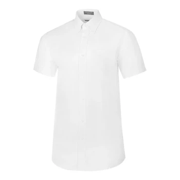 National Patrol by Henry Segal Men's Customizable White Short Sleeve Oxford Shirt - XS