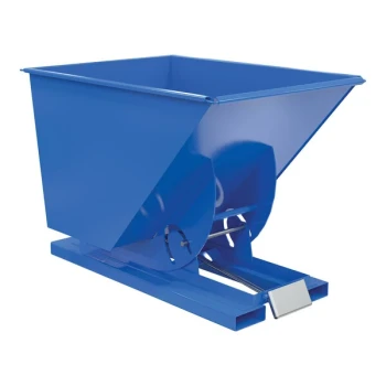 Vestil 1 Cubic Yard Medium-Duty Self-Dumping Steel Forklift Hopper D-100-MD - 4,000 lb. Capacity
