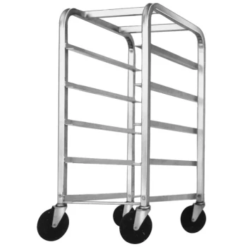 Channel 516AP3 Bottom Load Aluminum Platter Rack - 6 Shelf