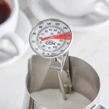 CDN IRTL220 ProAccurate Insta-Read 7" Hot Beverage and Frothing Thermometer - 0 to 220 Degrees Fahrenheit