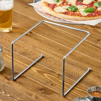 American Metalcraft 9" x 8" x 7" Chrome-Plated Universal Pizza Stand