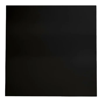 Superior Surfaces 30" x 30" Customizable Square Frosty Black Eased Edge Squared Corner Outdoor Table Top