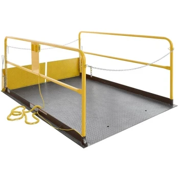 Vestil WL-100-5-68 6' x 8' Premium Truck Scissor Dock Lift - 5000 lb.